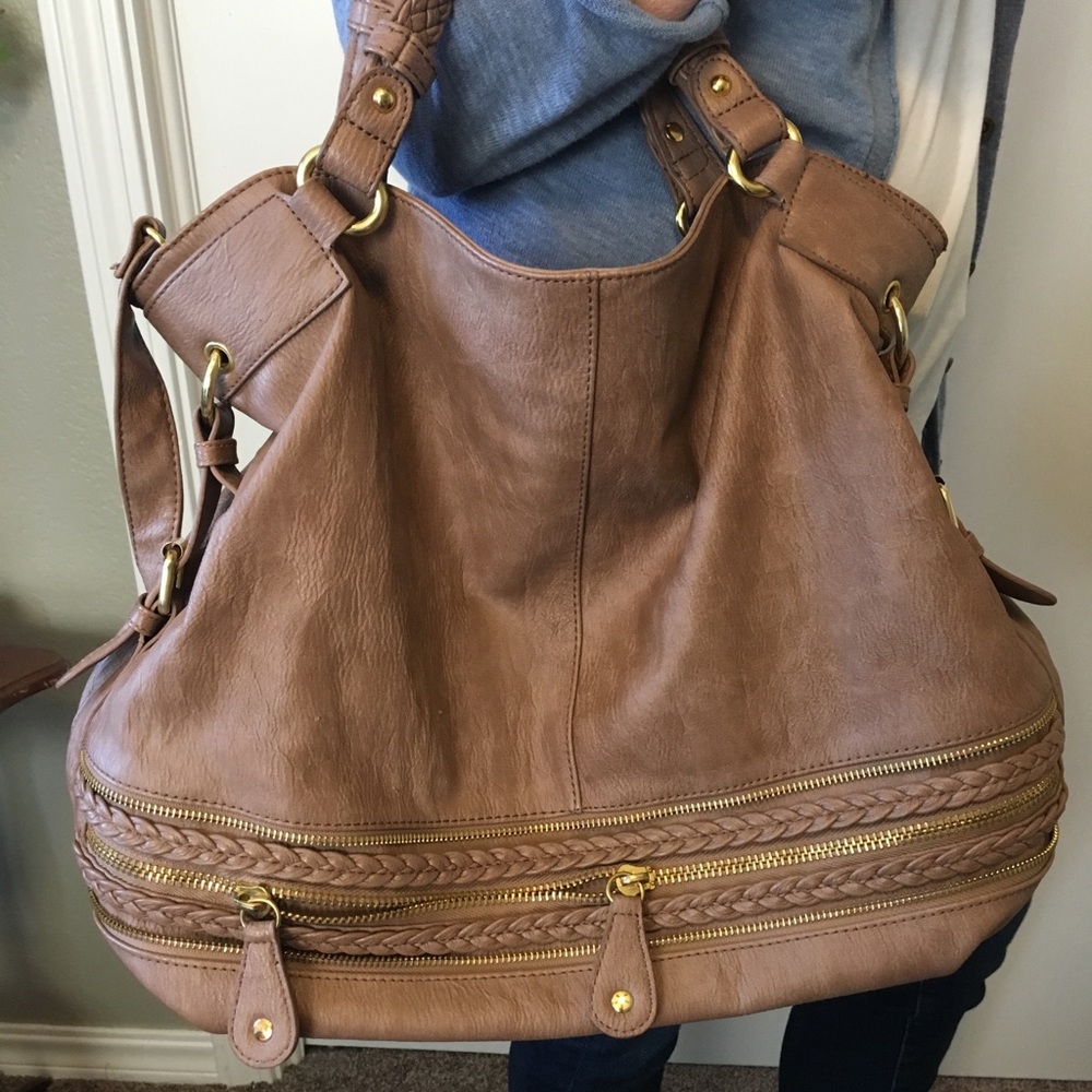 Oversized Tan Bag